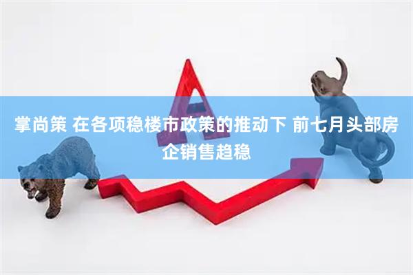 掌尚策 在各项稳楼市政策的推动下 前七月头部房企销售趋稳
